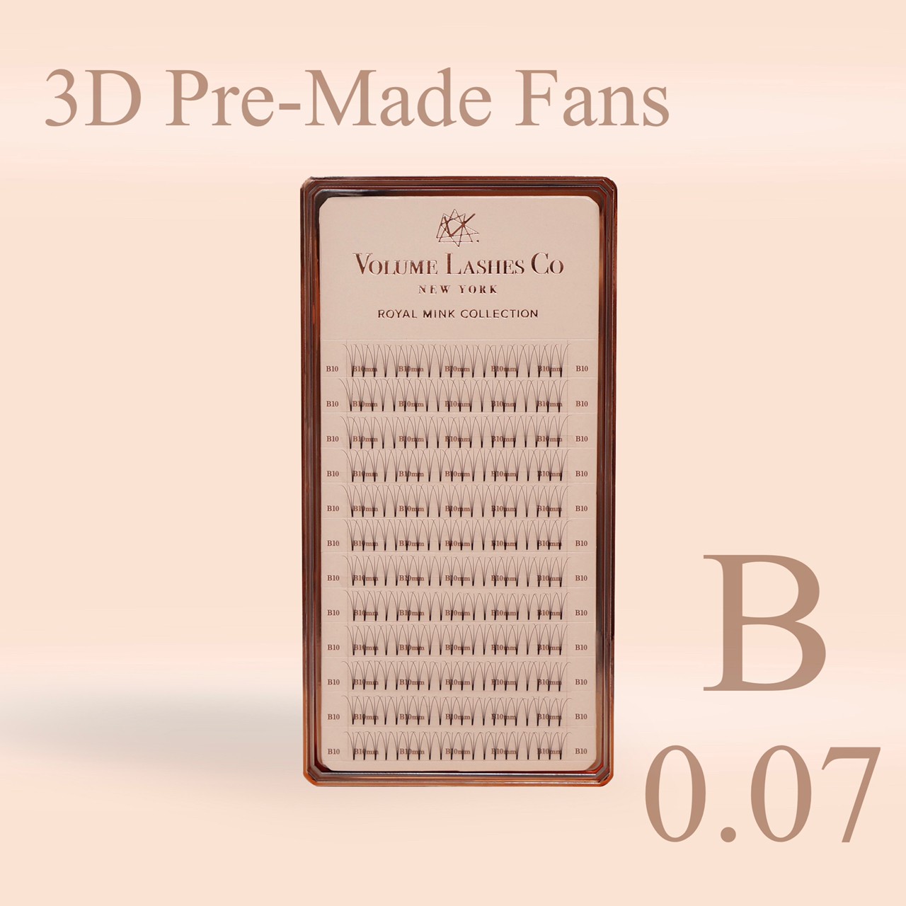 3D Pre-Mede Fans 0.07mm B curl