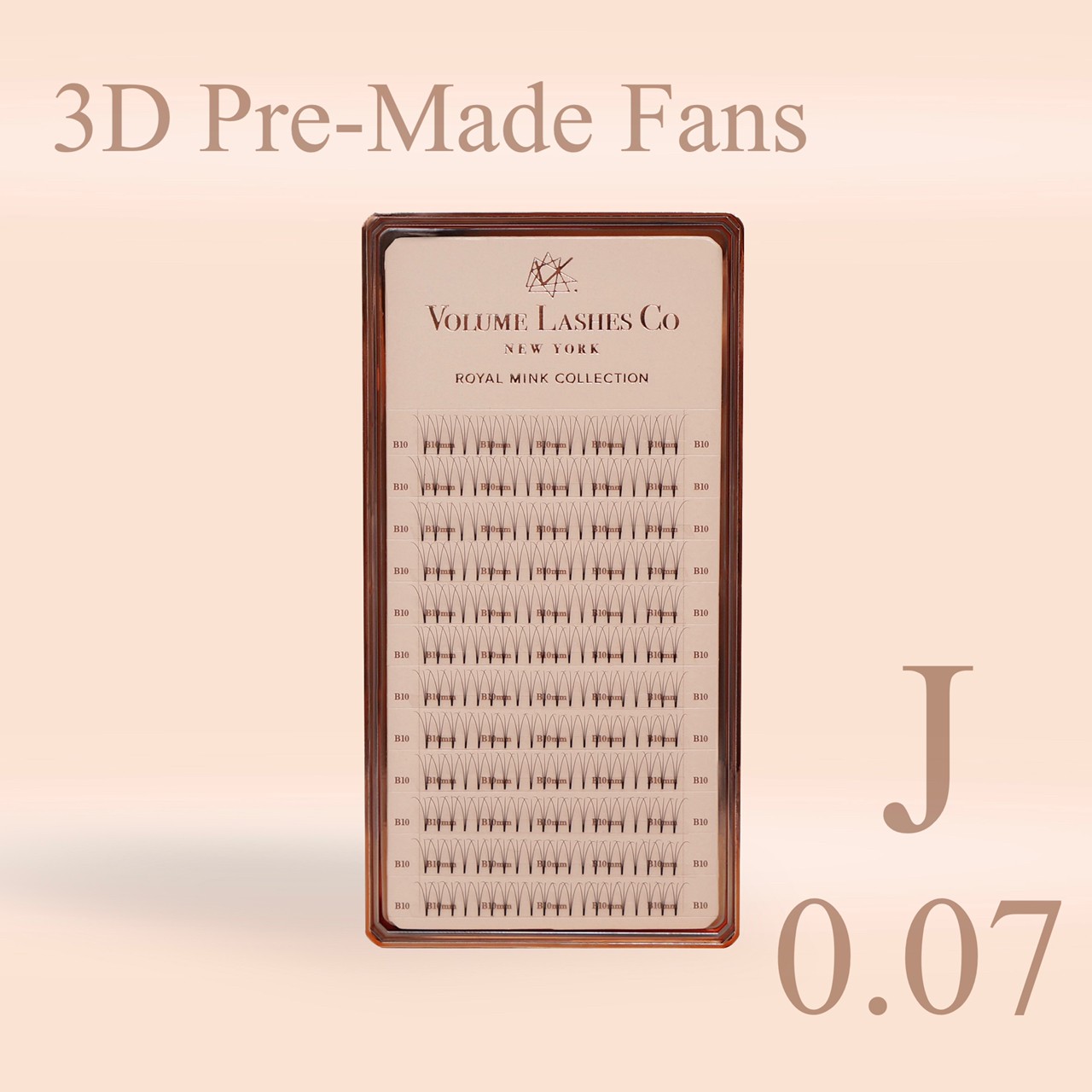 3D Pre-Mede Fans 0.07mm J curl