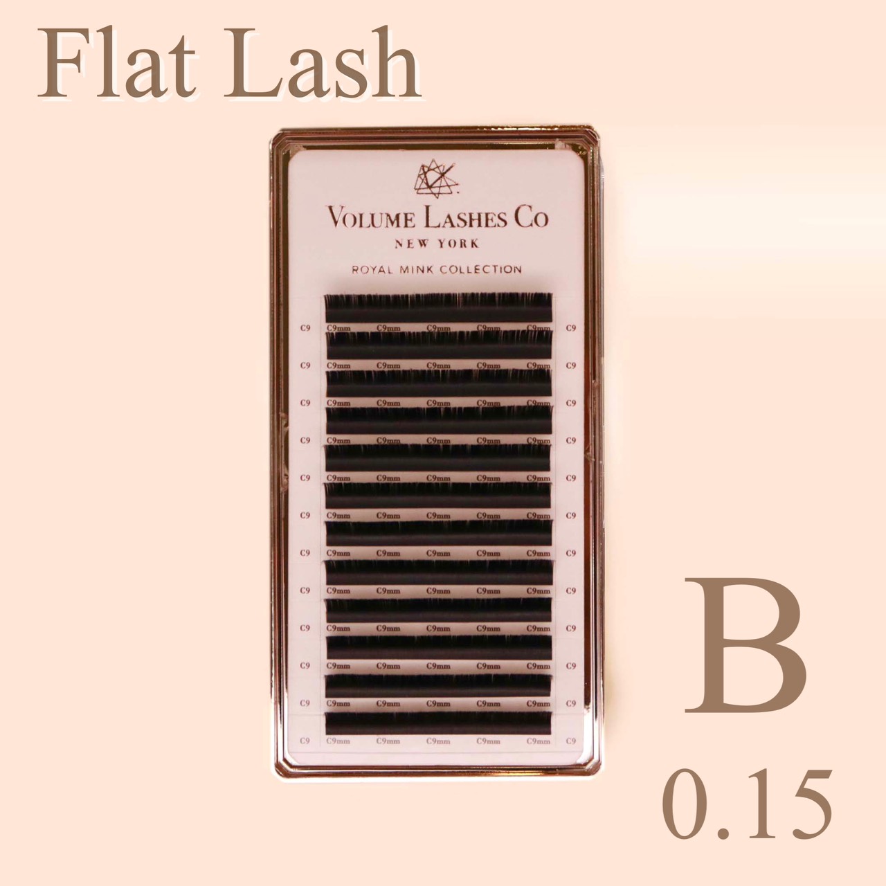 Flat Lash-0.15mm B curl