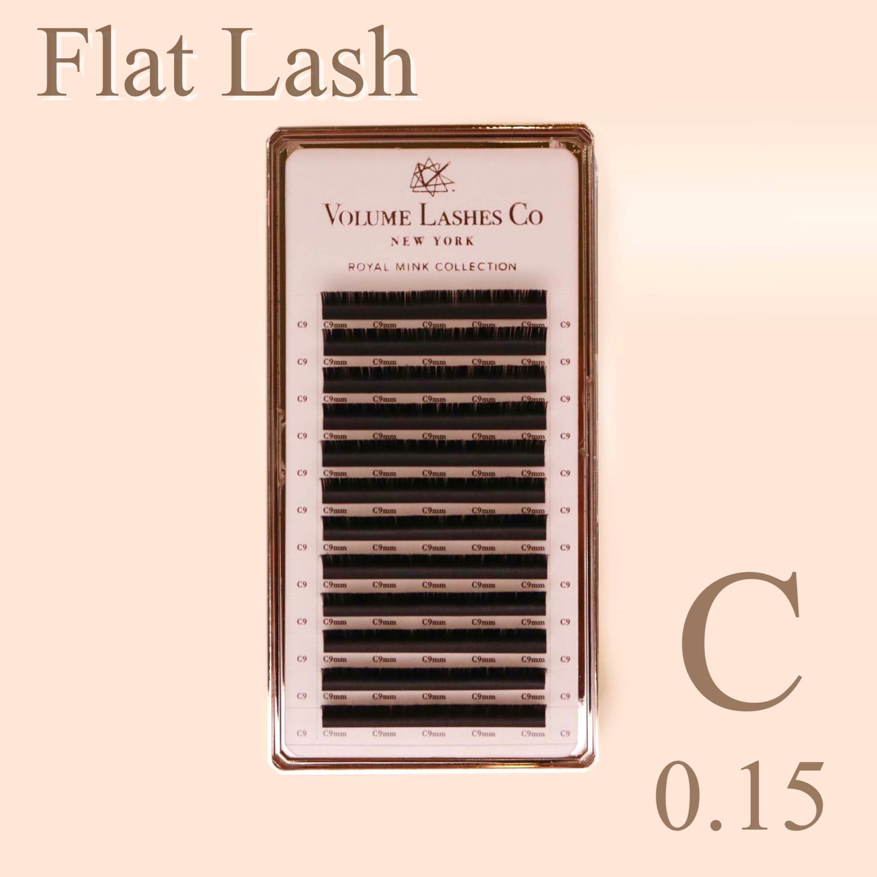 Flat Lash-0.15mm C curl