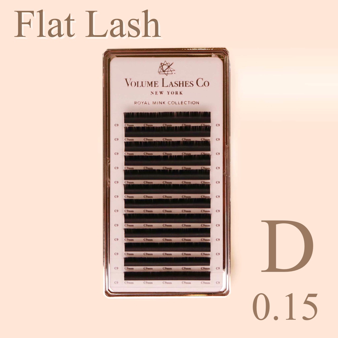 Flat Lash-0.15mm D curl