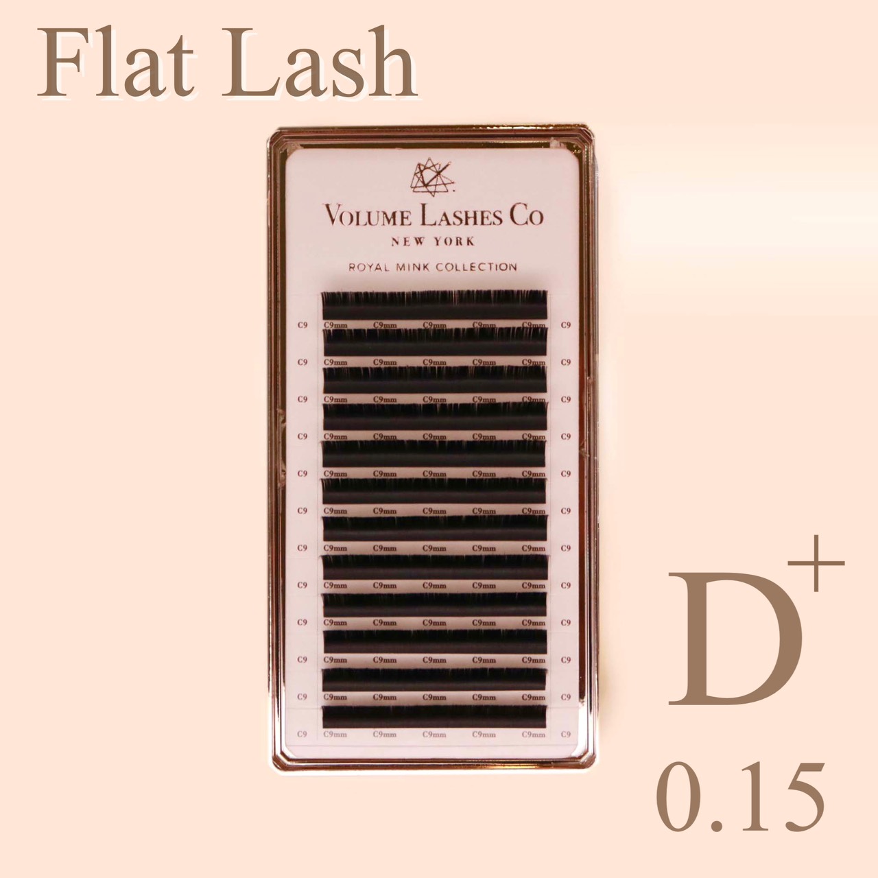 Flat Lash-0.15mm D＋curl