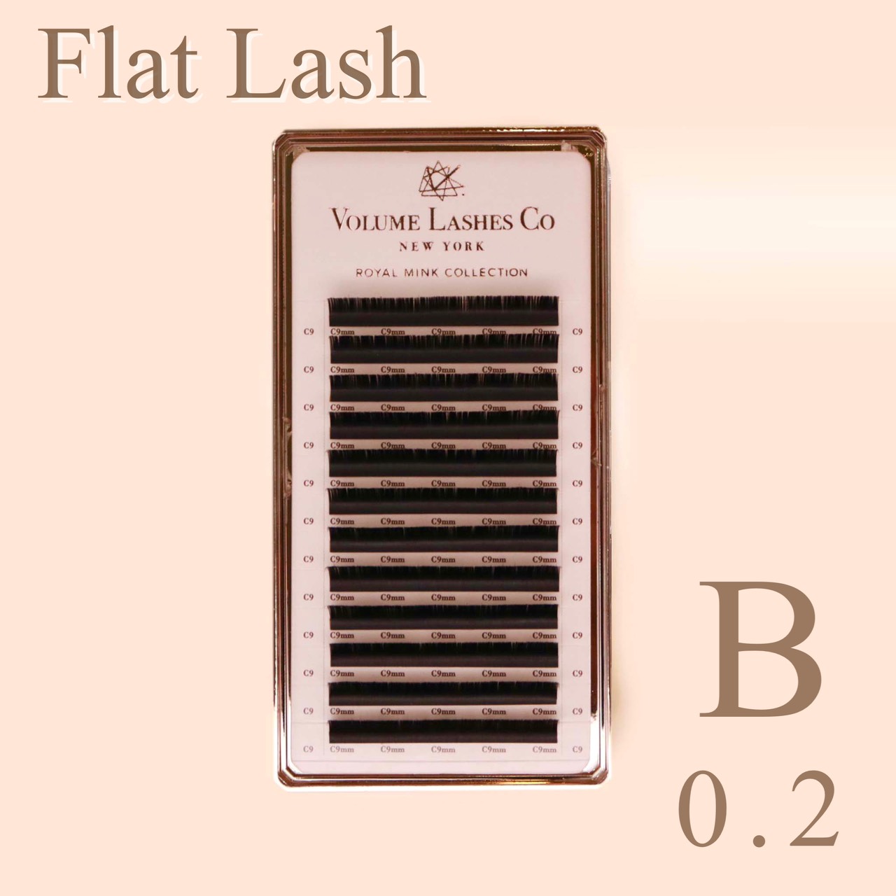 Flat Lash-0.2mm B curl