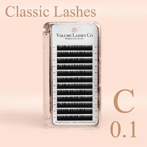 Classic Lashes 0.1mm C curl