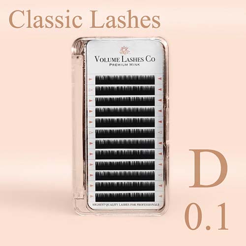 Classic Lashes 0.1mm D curl