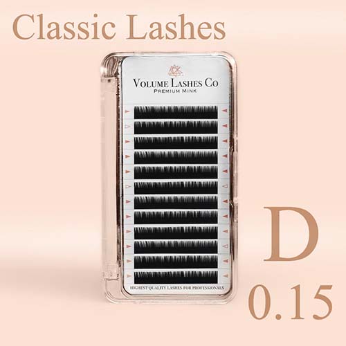 Classic Lashes 0.15mm D curl